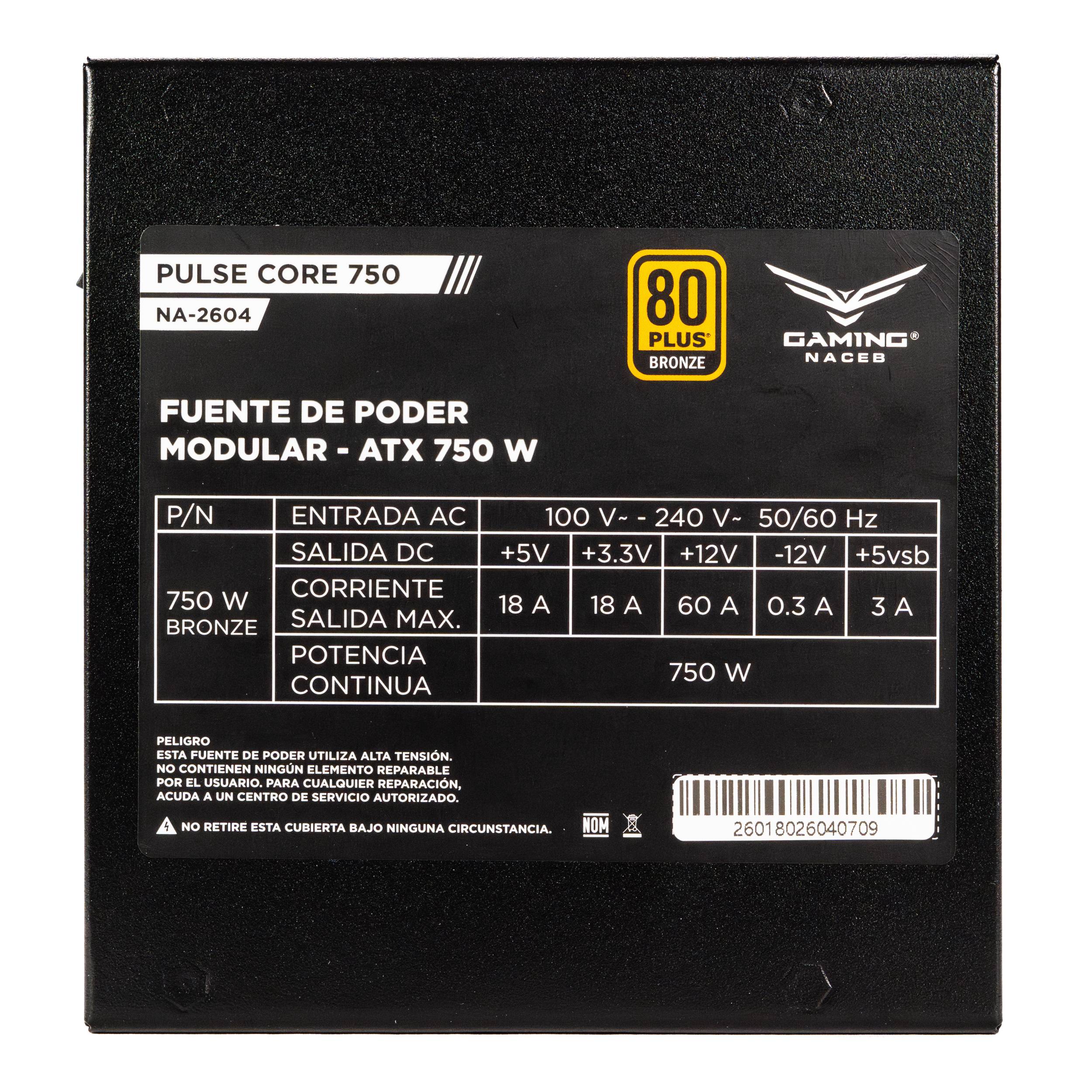 Fuentes de Poder Gaming Naceb Gaming Fuente de Poder